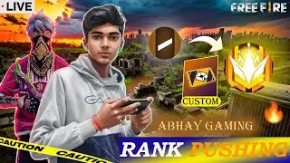 Rank Push Free Fire 🔥 Abhay Gaming Live 🔴 24 hour special live 🔴