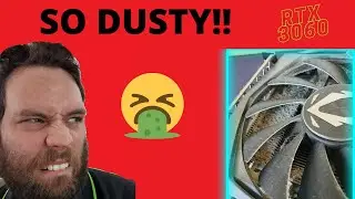 Cleaning ex-crypto mining RTX 3060 for the new gaming PC!