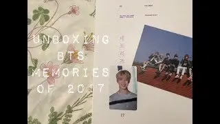 [UNBOXING] BTS 방탄소년단 Memories of 2017