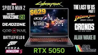 Acer Nitro V16 AI (RTX 5050) | Testing 20 Demanding Games | $629 Christmas Sale!