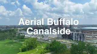Buffalo New York - Part 3 Canalside - June 2023 - Aerial Drone Video