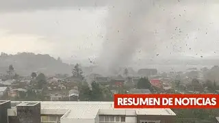 Inusual tornado azotó a la ciudad de Puerto Varas | Noticias 25 de mayo.