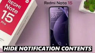 Redmi Note 15 Pro: How To Hide Notification Contents From Lock Screen
