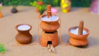 Miniature lassi recipe|mini lassi|meethi lassi recipe|tiny village food|mini food|