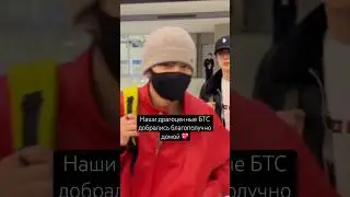 БТС добрались благополучно домой