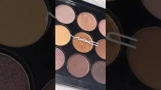 M.A.C Eye Shadow X9 Amber Times Nine#mac#eyeshadow#shorts#youtubeshorts