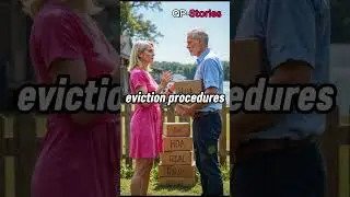 HOA Karen Tried To Evicted Me🥺😠 #shorts #hoastories #hoakaren #hoa