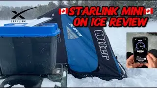 On Ice Starlink Mini Full Setup/Review. 🍁Now in Canada🍁#starlink #starlinkinternet #northernontario