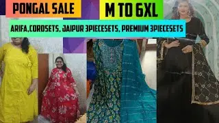 #offersale #pongal #sale #arifa tops #malcotton #3piecesets #cordsets M to 6xl/9959029918#casual#top