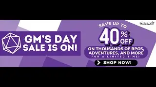 International Game Master Day sales, free stuff and BUNDELS!  #gmday