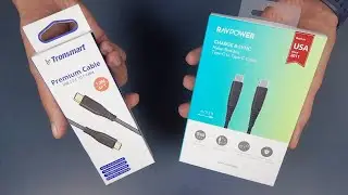 RavPower & Tronsmart USB C to C PD Cables Unboxing