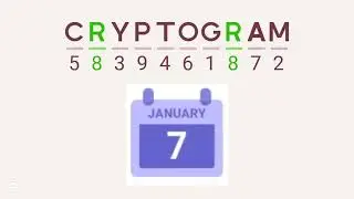Cryptogram Daily Challenge january 7 2025 - 'Welcome to Copenhagen' Answers