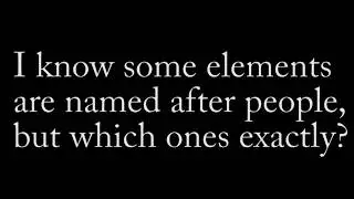 Elements named after People, the Norse Realms, & Lunar Visitors - Whisper #15