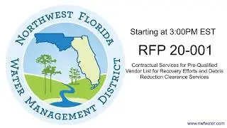 NWFWMD - RFP 20-001 (Contractual Services for Pre-Qualified Vendor List for Recovery Efforts)
