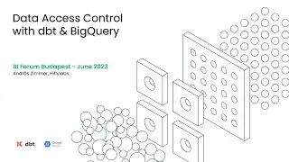 Data access control with dbt and BigQuery