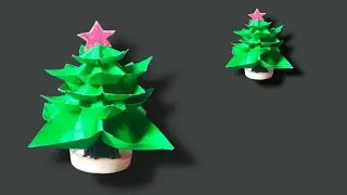 Easy Modular Origami Christmas Tree Simplified Step by Step Tutorial, paper Christmas tree 🎄🌲