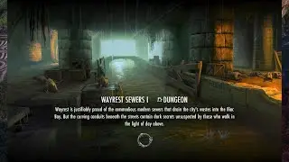 Elder Scrolls online Wayrest Sewers 1 Dungeon gameplay