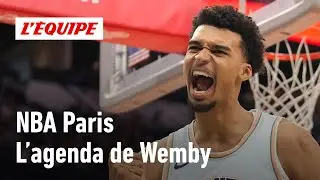 NBA Paris - PSG-City, défilé, action caritative... Wembanyama overbooké comme jamais