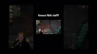 Knossi f&auml;llt in ein loch #twitch #streamer #clips #gaming #knossi #fitnacraft