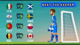 Beat The Keeper Quarter Finals Challenge 😱🤯 || Marble Soccer Race Tournament No 17