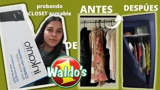 PROBANDO Closet Armable de la Marca INKANTO DE #WALDOS/ Organizando Mi ropa con Poco Dinero #Waldos