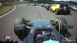 Perfect Start Fernando Alonso F1 2016 Malaysia GP Onboard 1080p   Cruzadelol 1080p 30fps H264 128kbi