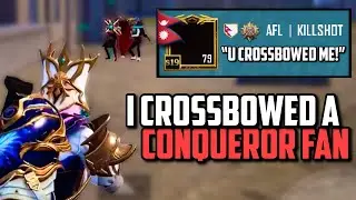 NEPAL CONQUEROR FAN VS FEITZ WITH CROSSBOW!! | PUBG Mobile