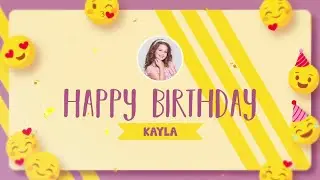 emoji happy birthday after effect template free download link