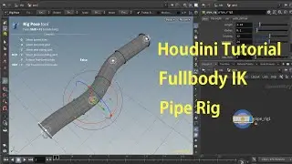 [ Houdini Tutorial ] FullbodyIKでパイプリグ