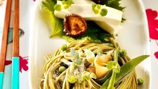 Recipe : Soba noodles with early vegetables