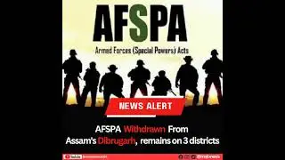#newsalert: In some positive development, #AFSPA has been withdrawn from #assam's #dibrugarh