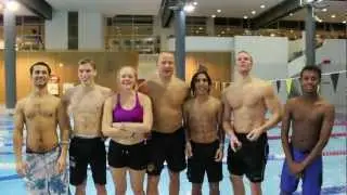 Hjalmar Johansen VGS  i badet, Skien fritidspark