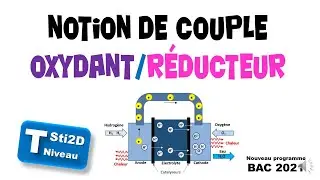 Notion de couple oxydant réducteur - TSTI2D - BAC 2021