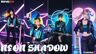 NEON SHADOW - LuminaZ Feat. Blaze Zenith [Official Lyric Video]