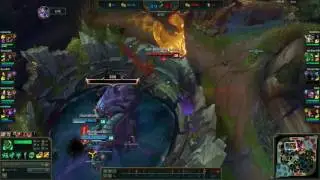 Zac drive-by Baron steal - League of Legends - (jist.tv test)