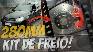 CORSA 1.4: UPGRADE DE FREIO DIANTEIRO SEM ADAPTAÇÕES!