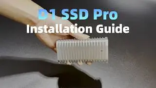 D1 SSD Pro | 80Gbps Portable High-Speed SSD Enclosure | Installation Guide
