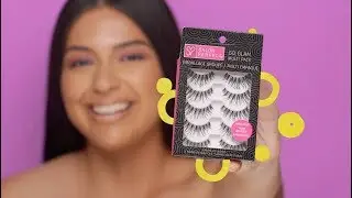 Salon Perfect Most Popular Lashes #614 Try-On