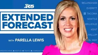 Gradual warming, scattered showers | KING 5 Extended Weather