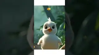 #3danimation  #cute chicken#@whitechikenসাহস ও বুদ্ধির ছোট্ট জঙ্গলের গল্প |