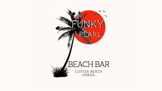Funky Pearl beach bar. Loutsa, Preveza, Greece 4K