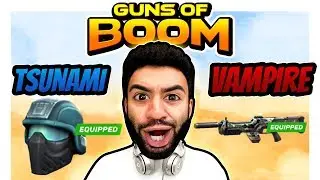 New Gun Vampire + Helmet armour Tsunami Review: Guns of Boom Gameplay| Part 12