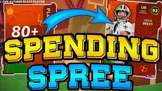 500,000 Coin Spending Spree!! Autumn Blast Rerolls! Madden 21 Ultimate Team
