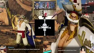 ONE PIECE PIRATE WARRIORS 4 PRIME WHITEBEARD WHITE SHIRT BLUE COAT (MOD)