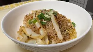 Day 2: Cabbage and Noodles!