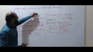 Half  angle and double  angle identities  first  math 