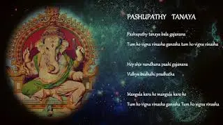 Ganesh Bhajan Pashupathy Tanaya by Divya Prasad | with lyrics