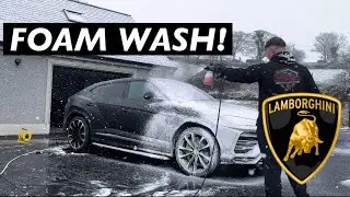 Lamborghini Urus Foam Wash! Exterior Auto Detailing