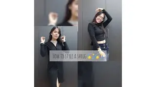 how to style a shrug in different ways❤ | how to wear a shrug 💫