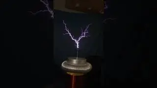 210VDC Interrupted High Voltage ZVS Tesla Coil